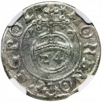 Sigismund III Vasa, 3 Polker Bromberg 1617 - NGC AU53 - RARE