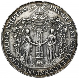 Ladislaus IV. Vasa, Hochzeitsmedaille von Jan Höhn