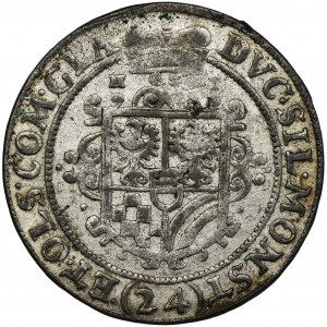 Silesia, Duchy of Münsterberg-Oels, Heinrich Wenceslaus and Carolus Friedrich, 24 Kreuzer Oels 1622 HT - UNLISTED