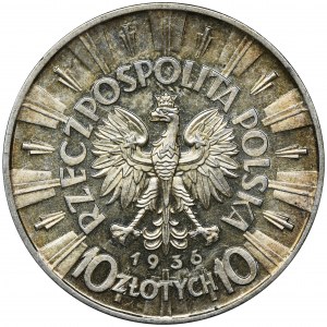 Piłsudski, 10 złotych 1936