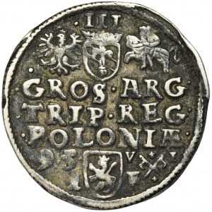 Sigismund III Vasa, 3 Groschen Posen 1595