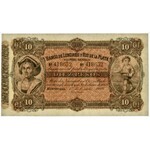 Uruguay, Banco de Londres y Río de La Plata, 10 pesos 1883