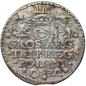 Sigismund III Vasa, 3 Groschen Marienburg 1593