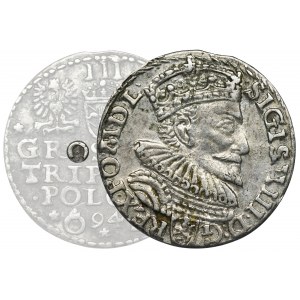 Sigismund III Vasa, 3 Groschen Marienburg 1594