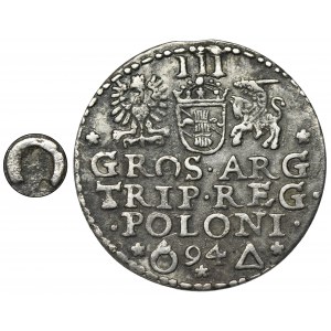 Sigismund III Vasa, 3 Groschen Marienburg 1594