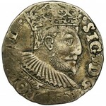 Zygmunt III Waza, Trojak Lublin 1595 - BARDZO RZADKI, herb Topór
