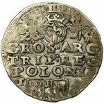 Sigismund III Vasa, 3 Groschen Lublin 1595 - VERY RARE