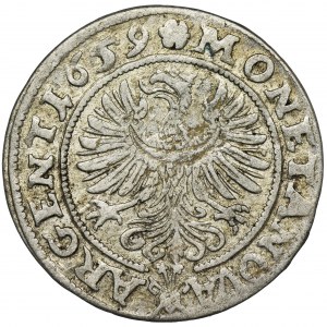Śląsk, Księstwo Legnicko-Brzesko-Wołowskie, Ludwik IV Legnicki, 3 Krajcary Brzeg 1659
