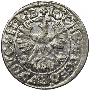 Śląsk, Księstwo Legnicko-Brzesko-Wołowskie, Jan Krystian Brzeski i Jerzy Rudolf Legnicki, 3 Krajcary Złoty Stok 1617