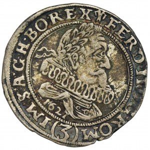 Śląsk, Panowanie habsburskie, Ferdynand II, 3 Krajcary Wrocław 1627 HR
