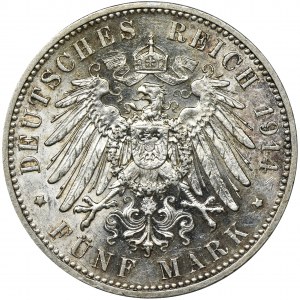 Niemcy, Saksonia, Fryderyk August III, 5 Marek Muldenhütten 1914 E