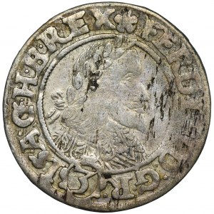 Śląsk, Panowanie habsburskie, Ferdynand III, 3 Krajcary Wrocław 1652 GH