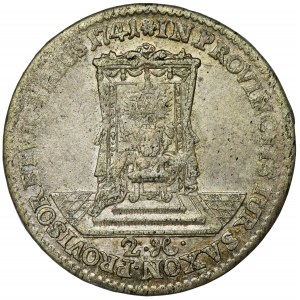 August III Sas, Dwugrosz wikariacki 1741