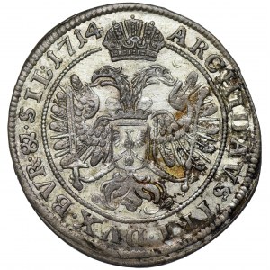 Silesia, Karl VI, 6 Kreuzer Breslau 1714