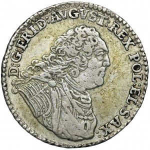 Augustus III of Poland, 1/6 Thaler Dresden 1763 FWôF