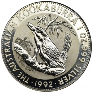 Australia, Elizabeth II, 1 Dollar 1992 - Kookaburra