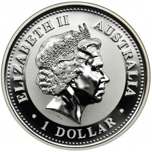 Australia, Elżbieta II, 1 Dolar 2006 - Kukabura