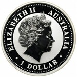 Australia, Elżbieta II, 1 Dolar 2006 - Kukabura