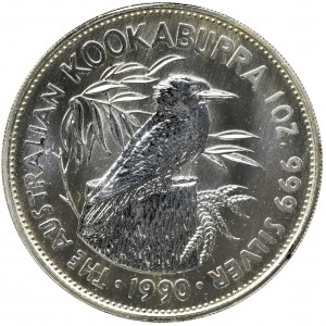 Australia, Elizabeth II, 5 Dollars 1990 - Kookaburra