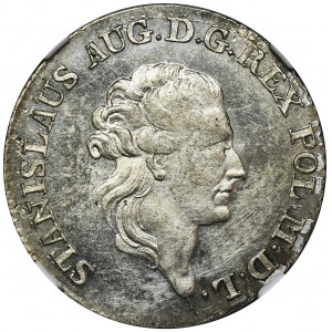 Poniatowski, Złotówka 1784 EB - NGC MS62 - WYŚMIENITA - jak lustrzanka