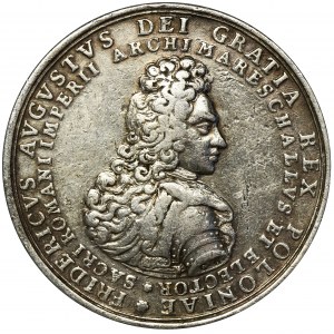 August ll Mocny, Medal koronacyjny 1697 - BARDZO RZADKI