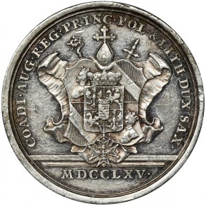 Stanisław August Poniatowski, Medal 1765 - BARDZO RZADKI