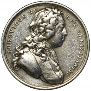 Ludwik XV, Medal zaślubinowy Marii Leszczyńskiej 1725