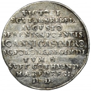 Johannes II. Kasimir, Medaille anlässlich der Schlacht von Beresteczko 1651 - RARE