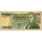 5.000 złotych 1986 - AY - PMG 67 EPQ - pierwsza seria rocznika