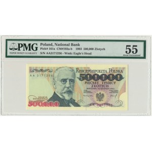 500.000 złotych 1993 - AA - PMG 55 - RZADKA