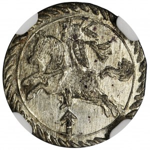 Sigismund III Vasa, 2 Denarius Vilnius 1611 - NGC MS63