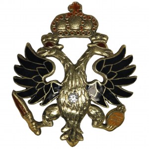 Russia, Jewelry in the form of an eagle with enamel