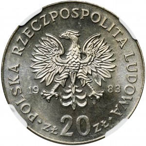 20 złotych 1983 Nowotko - NGC MS67