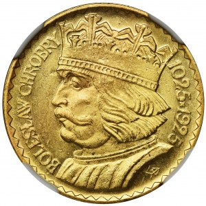 20 złotych 1925, Chrobry - NGC MS63