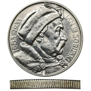 Sobieski, 10 złotych 1933 - odmienny rant