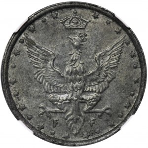 Polish Kingdom, 10 pfennig 1917 - NGC MS63