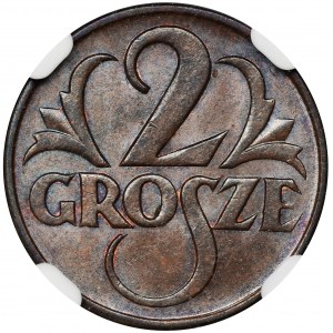 2 grosze 1925 - NGC MS65 BN