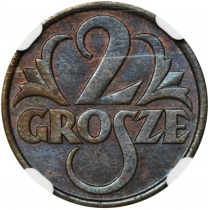 2 grosze 1928 - NGC MS64 BN