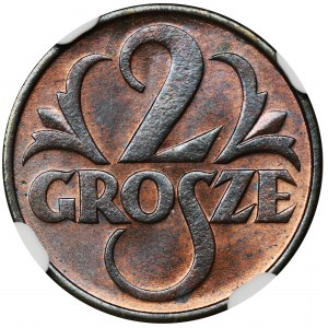 2 grosze 1935 - NGC MS65 RB