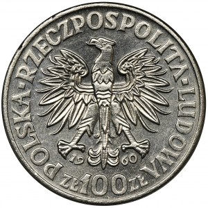 PRÓBA NIKIEL, 100 złotych 1960 Mieszko i Dąbrówka