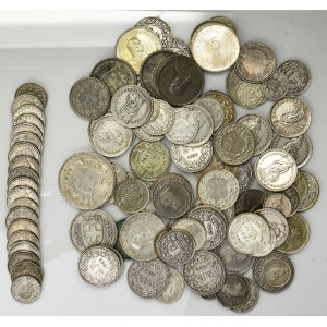 Zestaw, Szwajcaria, Dużo monet - SREBRO