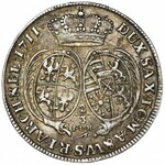 Augustus II the Strong, 2/3 Thaler (gulden) Dresden 1711 - VERY RARE