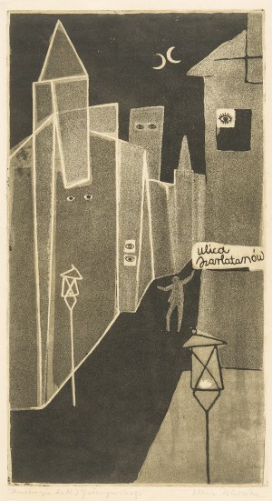 Pokorska Maria (ur. 1931 r.), Ulica Szrlatanów, Ilustracja do K. I. Gałczyńskiego