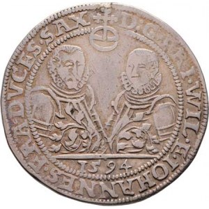 Sasko-Weimar, Friedrich Wilhelm a Johann, 1573 - 1603