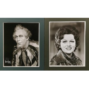 Maurice ZELDMAN (1900-1993), Seymour ZELDMAN (1902-1995) oraz Fotograf nierozpoznany, Para fotografii - Śpiewacy operowi Jerzy Czaplicki i Teresa Kubiak
