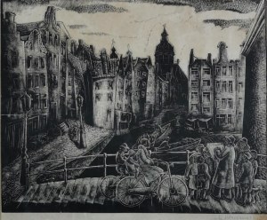 Stefan MROŻEWSKI (1894-1975), Kolk w Amsterdamie, 1933