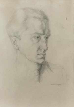 Edward KARNIEJ (1890-1942), Portret młodego mężczyzny