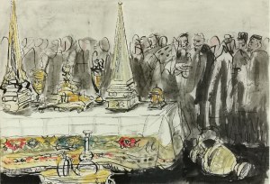 Antoni UNIECHOWSKI (1903-1976), Przy stole