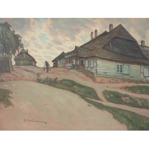 Abraham NEUMANN (1873-1942), Landhäuser in der Abenddämmerung