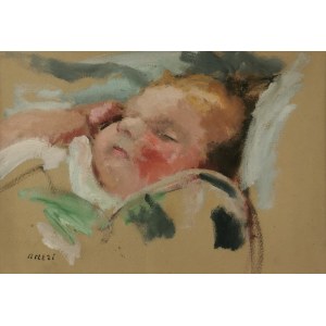 Irena WEISS - ANERI (1888-1981), Śpiące dziecko